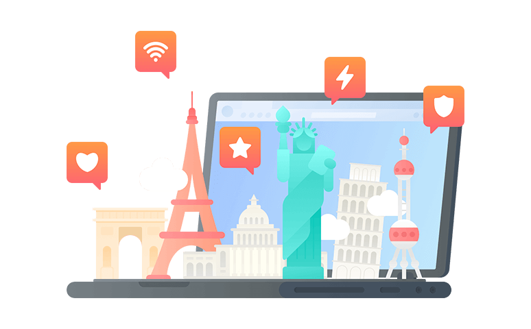 在加蓬连接到中国的代理 - 海龟VPN